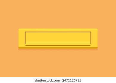 Mail slot image. Clipart image