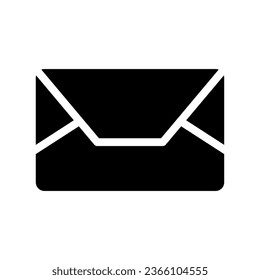 mail solid icon illustration vector graphic. Simple element illustration vector graphic, suitable for app, websites, and presentations isolated on white background