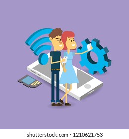 mail storage cartoon