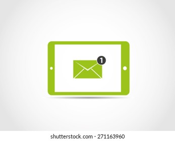 Mail Tablet Mobile Pop Announcement