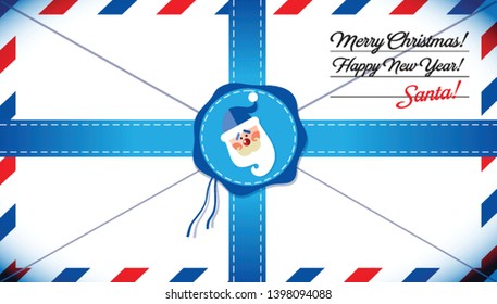 Mail template of Santa Claus