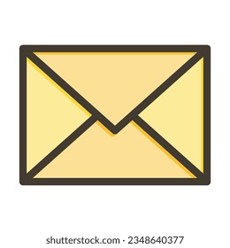 Colores Llenos De Línea Gruesa De Correo Para Uso Personal Y Comercial.
