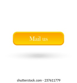 Mail us yellow vector button for a site