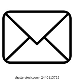 Mail user interface icon illustration
