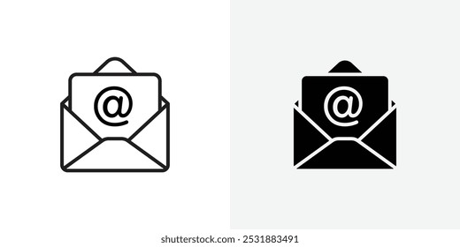 Mail vecor icon set. Stock vector illustrator. EPS 10