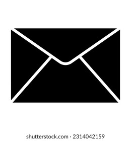 Mail Vector Glyph Icon For Personal And Commercial Use.
