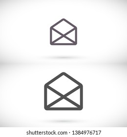 Mail vector icon, 10 EPS . Illustration design