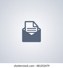 Mail vector icon 