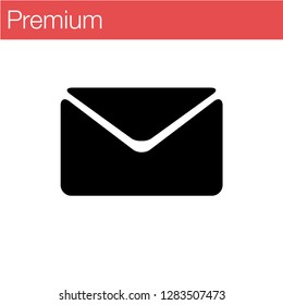 Mail vector icon. Best modern flat pictogram illustration sign for web and mobile apps design - Vector, Message icon, EPS 10, Premium