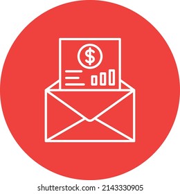 Mail vector icon. Can be used for printing, mobile and web applications.