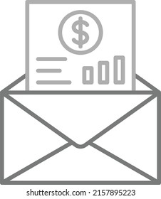 Mail vector icon. Can be used for printing, mobile and web applications.