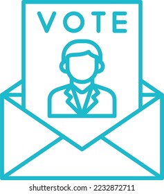 Icono de vector de correo. Se puede usar para imprimir, móviles y aplicaciones web.
