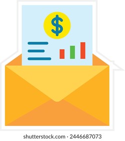 Icono de Vector de correo. Se puede utilizar para la impresión, aplicaciones móviles y de Web.