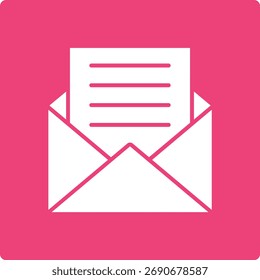 Mail-Vektorsymbol. Kann für Druck-, Mobil- und Web-Anwendungen verwendet werden.