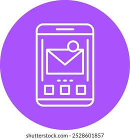 Mail Vector Icon Design Symbol