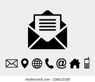 Mail vector icon. E-mail icon vector