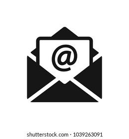 Mail vector icon. E-mail icon, Envelope illustration, message
