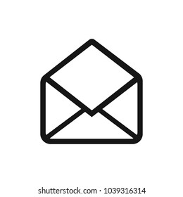 Mail vector icon. E-mail icon, Envelope illustration, message