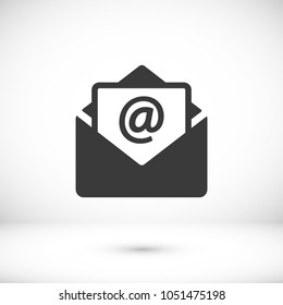 Mail vector icon. E-mail icon, Envelope illustration, message