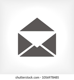 Mail vector icon. E-mail icon, Envelope illustration, message