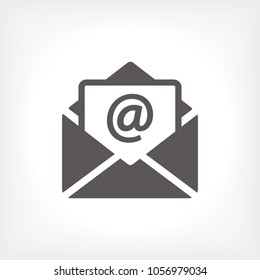 Mail vector icon. E-mail icon, Envelope illustration, message