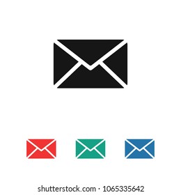 Mail vector icon. E-mail icon, Envelope illustration, message