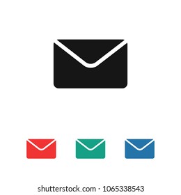 Mail vector icon. E-mail icon, Envelope illustration, message