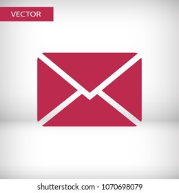 Mail vector icon. E-mail icon, Envelope illustration, message