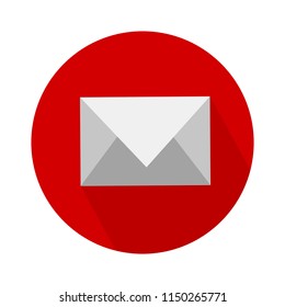 Mail vector icon. E-mail icon, Envelope illustration, message