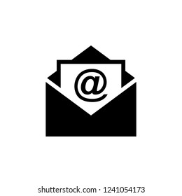 Mail vector icon. E-mail icon. Envelope illustration. message