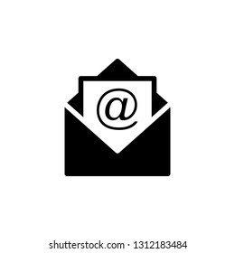 Mail vector icon. E-mail icon. Envelope illustration. Message