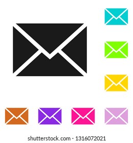 Mail vector icon. E-mail icon. Envelope illustration. Message