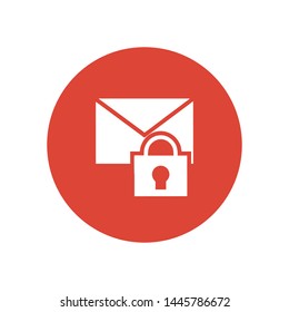Mail vector icon. E-mail icon. Envelope illustration. message
