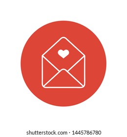 Mail vector icon. E-mail icon. Envelope illustration. message