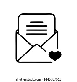 Mail vector icon. E-mail icon. Envelope illustration. message