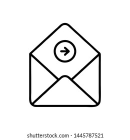 Mail vector icon. E-mail icon. Envelope illustration. message