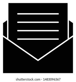 Mail vector icon. E-mail icon. Envelope illustration. Message.. Perfect use for website, design, pattern, etc.