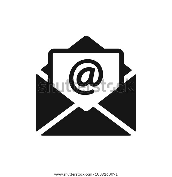 メールのベクター画像アイコン 電子メールアイコン 封筒イラスト メッセージ のベクター画像素材 ロイヤリティフリー