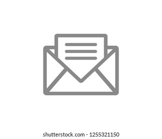 Mail vector icon. E-mail icon vector illustration