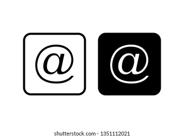 Mail vector icon. E-mail icon. Message