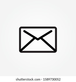 Mail vector icon Email sign