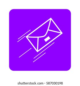 Mail vector icon. Envelope or Email message symbol.