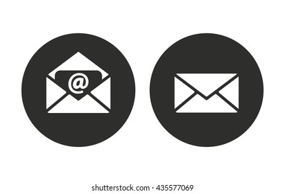 Mail vector icon. Illustration isolated for graphic and web design.