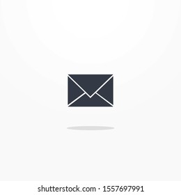 Mail vector icon isolated on white background