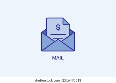 Mail Vector Icon Or Logo Illustration