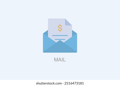 Ícone De Vetor De Email Ou Ilustração De Logotipo
