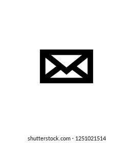 mail vector icon. mail sign on white background. mail icon for web and app