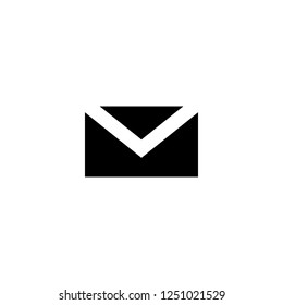 mail vector icon. mail sign on white background. mail icon for web and app