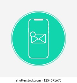 Mail vector icon sign symbol
