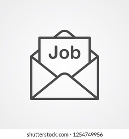 Mail vector icon sign symbol
